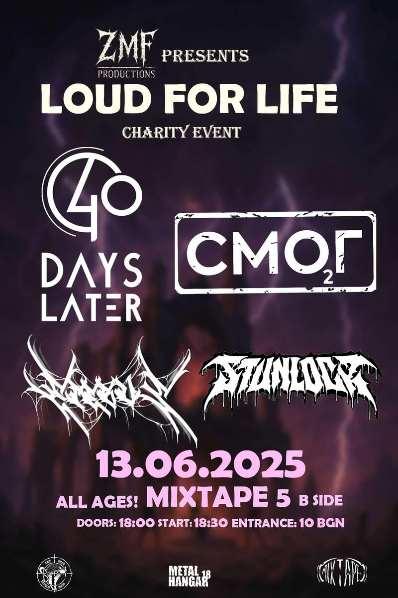 LOUD FOR LIFE - CHARITY EVENT at club Mixtape5 13.06.25